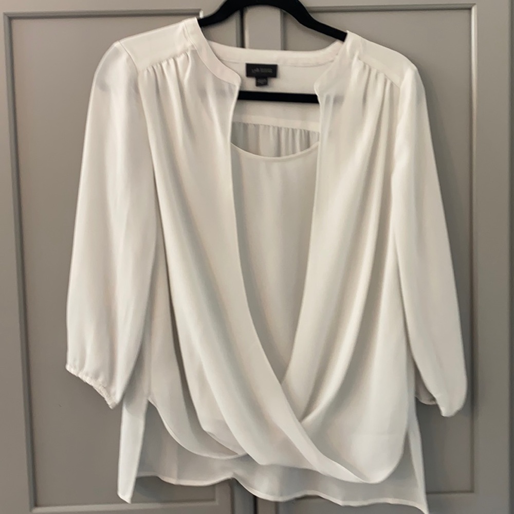 J Jill cream blouse size xl